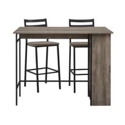 3pc Counter Height Drop Leaf Dining Set Gray Wash - Saracina Home 12 3pc Counter Height Drop Leaf Dining Set Gray Wash - Saracina Home -Baxton Studio Sale Shop GUEST 22c5c63e f338 4aa5 9503 290a54212ab2