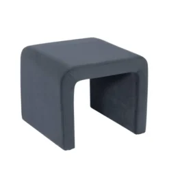 HomePop Arch Velvet Ottoman