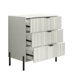 Festivo 3pc Modern Elegance 3 Drawer Nightstands And 6 Drawer Dresser Set Off-White 17 Festivo 3pc Modern Elegance 3 Drawer Nightstands And 6 Drawer Dresser Set Off-White -Baxton Studio Sale Shop GUEST 22d20b48 8cd3 404c 9aed 02af90abdb44