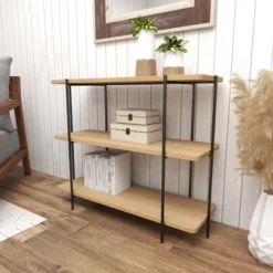 Contemporary Metal Console Table - Olivia & May -Baxton Studio Sale Shop GUEST 22dbfc9d f81f 449e a331 eccb4bc7cb32