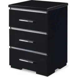 Belmont 3 Drawer Nightstand - Finch -Baxton Studio Sale Shop GUEST 236050ee 6771 4ba1 89dd e453b9b8b183