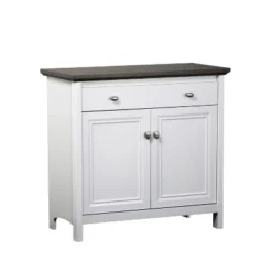 Saint Birch Olivia 2-Door Storage Cabinet, Gray Oak