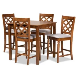5pc Ramiro Wood Pub Set - Baxton Studio -Baxton Studio Sale Shop GUEST 23dc914b 41ed 4341 bcbd 60514993ea61