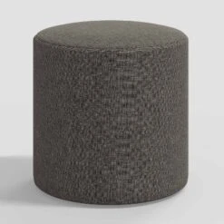 Round Thalia Ottoman In Textured Linen - Threshold™ -Baxton Studio Sale Shop GUEST 23df4920 6d8b 48bc 86dd d35b79eec03e