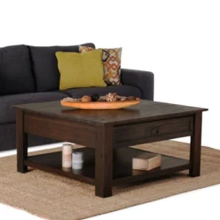 38" Garret Solid Square Coffee Table - WyndenHall
