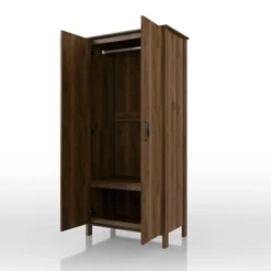 Andreasson Wardrobe Closet Distressed Walnut - HOMES: Inside + Out -Baxton Studio Sale Shop GUEST 249fd8bc 92c1 49b0 ba34 83eb31adba14