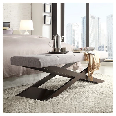 Clinton X Base Bench Gray - Inspire Q 2 Clinton X Base Bench Gray - Inspire Q - Image 2