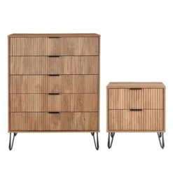 Manhattan Comfort Dumbo 2pc Modern 5 Drawer Dresser And 2 Drawer Nightstand Set 35 Manhattan Comfort Dumbo 2pc Modern 5 Drawer Dresser And 2 Drawer Nightstand Set -Baxton Studio Sale Shop GUEST 25704705 d8a2 4cfc b72c a44e76476beb