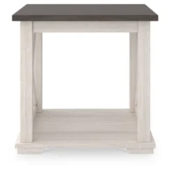 Dorrinson End Side Table White/Black/Gray - Signature Design By Ashley -Baxton Studio Sale Shop GUEST 2571b1ea 53c3 459a 9f6f a57441b71c3a
