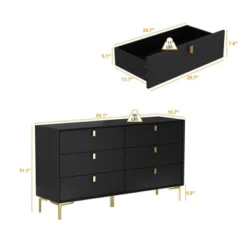 FUFU&GAGA 6 Drawer Storage Dresser Modern Chest Of Drawers Sideboard 18 FUFU&GAGA 6 Drawer Storage Dresser Modern Chest Of Drawers Sideboard -Baxton Studio Sale Shop GUEST 2599a0a9 e674 4ba6 a4f7 d00f6b063b7a