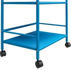 Cache Metal Rolling Cart Blue - Novogratz -Baxton Studio Sale Shop GUEST 25e44cf0 f6eb 47c8 88fb 068e97fc37ef