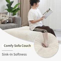 WJShome Modular Sectional Sofa Cloud Couch,Corduroy 141.73inch L Shaped Sofa With Chaise,Convertible Sleeper Sofa Couches 17 WJShome Modular Sectional Sofa Cloud Couch,Corduroy 141.73inch L Shaped Sofa With Chaise,Convertible Sleeper Sofa Couches -Baxton Studio Sale Shop GUEST 26241767 b04d 46e8 a05f acc02f726037