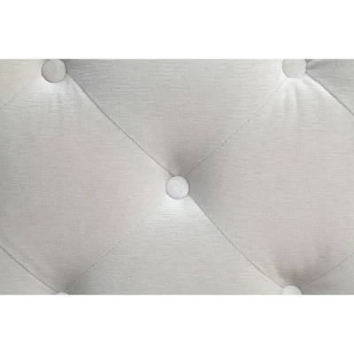 133" Atronia Sectional Sofa Beige Fabric - Acme Furniture: Linen Upholstery, Wood Frame, Includes 4 Pillows 3 133" Atronia Sectional Sofa Beige Fabric - Acme Furniture: Linen Upholstery, Wood Frame, Includes 4 Pillows - Image 3