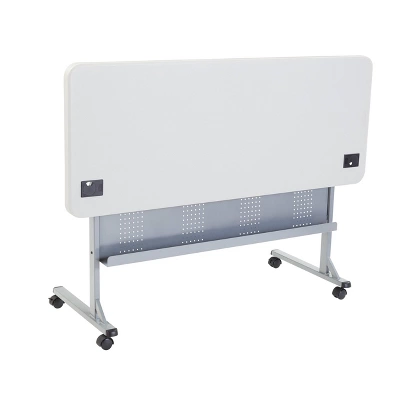 24"x60" Flip-N-Store Training Table Speckled Gray - Hampden Furnishings 2 24"x60" Flip-N-Store Training Table Speckled Gray - Hampden Furnishings - Image 2