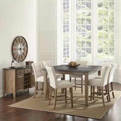 24" Set Of 2 Debby Counter Height Barstools - Steve Silver 1 24" Set Of 2 Debby Counter Height Barstools - Steve Silver