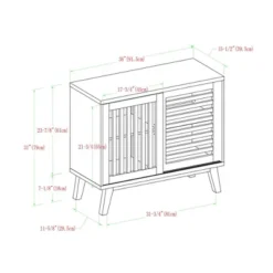 Visconti Mid-Century Modern Sliding Slat Door TV Stand For TVs Up To 40" - Saracina Home 9 Visconti Mid-Century Modern Sliding Slat Door TV Stand For TVs Up To 40" - Saracina Home -Baxton Studio Sale Shop GUEST 27b85acf f3ef 4d5b 9750 257684889cc4