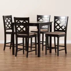 5pc Ramiro Wood Pub Set - Baxton Studio -Baxton Studio Sale Shop GUEST 285806f7 3b4f 4e2f b5c4 5955f3fab83d