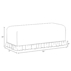 Ruffle Slipcover Dining Bench - Threshold™ Designed With Studio McGee -Baxton Studio Sale Shop GUEST 28a4185b 9f2c 4ea5 af90 760529378e16