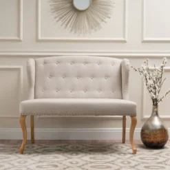 Adrianna Loveseat Natural - Christopher Knight Home