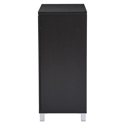 Marcy Modern And Contemporary Wood Entryway Storage Sideboard Cabinet - Baxton Studio 3 Marcy Modern And Contemporary Wood Entryway Storage Sideboard Cabinet - Baxton Studio - Image 3