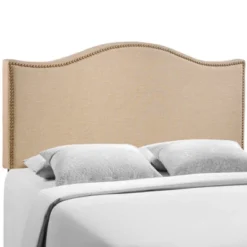 Curl Nailhead Upholstered Headboard -Baxton Studio Sale Shop GUEST 298665f9 d279 4483 bb9b 36a4866a7635 1