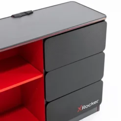 Carbon-Tek Gaming Storage Unit With LED Gray/Red - X Rocker 19 Carbon-Tek Gaming Storage Unit With LED Gray/Red - X Rocker -Baxton Studio Sale Shop GUEST 299e9555 d971 49cd bfd3 f20ca26343e9