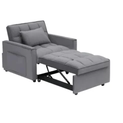 Sofa Bed Chair 3 In 1 Convertible, Recliner, Single Recliner, Suitable For Small Spaces With Adjustable Back 15 Sofa Bed Chair 3 In 1 Convertible, Recliner, Single Recliner, Suitable For Small Spaces With Adjustable Back -Baxton Studio Sale Shop GUEST 29e6a611 bf7d 44c2 9810 944cafe93099