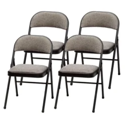 MECO 4-Pack Of Sudden Comfort Deluxe Fabric Padded Folding Dinning Chairs With 16 X 16 Inch Seat And Non Marring Leg Caps 14 MECO 4-Pack Of Sudden Comfort Deluxe Fabric Padded Folding Dinning Chairs With 16 X 16 Inch Seat And Non Marring Leg Caps -Baxton Studio Sale Shop GUEST 29e7221e c1b9 4db4 84c2 d25ddb90c1ed