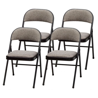 MECO 4-Pack Of Sudden Comfort Deluxe Fabric Padded Folding Dinning Chairs With 16 X 16 Inch Seat And Non Marring Leg Caps 6 MECO 4-Pack Of Sudden Comfort Deluxe Fabric Padded Folding Dinning Chairs With 16 X 16 Inch Seat And Non Marring Leg Caps - Image 6