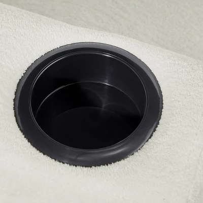 Velvet Convertible 3-in-1 Adjustable Sleeper Sofa Chair With Pullout Bed And Cup Holder 5 Velvet Convertible 3-in-1 Adjustable Sleeper Sofa Chair With Pullout Bed And Cup Holder - Image 5