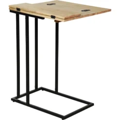 Harton Rustic Expandable C Side Table - Natural Wood - Serta 13 Harton Rustic Expandable C Side Table - Natural Wood - Serta -Baxton Studio Sale Shop GUEST 2b574248 5a50 41e1 b21a 75c58fbb39b8