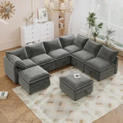 Christopher Knight Home Thea 8 Piece Versatile Modular Sofa Bed With Storage And Faux Double-Layer Cushions 15 Christopher Knight Home Thea 8 Piece Versatile Modular Sofa Bed With Storage And Faux Double-Layer Cushions -Baxton Studio Sale Shop GUEST 2ba68b05 a1ae 48e3 bdb7 fdaa1959a334