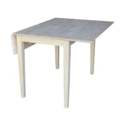Dual Square Dining Table Unfinished - International Concepts -Baxton Studio Sale Shop GUEST 2ba6a188 528c 4309 ad03 64713bb6b6d3