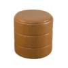 Round Upholstered Ottoman - HomePop
