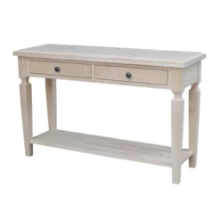 Vista Console And Sofa Table - International Concepts -Baxton Studio Sale Shop GUEST 2cc26e49 f0cd 4003 8913 114746284aed