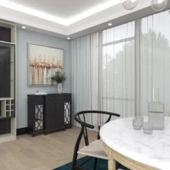 Glam Mirror And Wood Storage Cabinet Black - Olivia & May -Baxton Studio Sale Shop GUEST 2cc28083 0af7 479d b092 1c40c9980fab