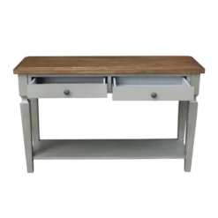 Vista Console And Sofa Table - International Concepts -Baxton Studio Sale Shop GUEST 2d86959a 0f33 4990 a61c 300453a29ccb