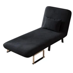 CAVINAS Convertible Sofas, Velvet Loveseat Sofa Bed, Tri-Fold Sofa Bed With Adjustable Backrest & Pillow, Leisure Chaise Lounge Couch For Living Room -Baxton Studio Sale Shop GUEST 2e44a3eb 69d6 48c9 b8bf 6af84f877f2e