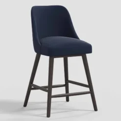 Geller Counter Height Barstool Velvet - Threshold™ -Baxton Studio Sale Shop GUEST 2e60cb7b f870 4d72 b3c0 8548a9ac8a4c