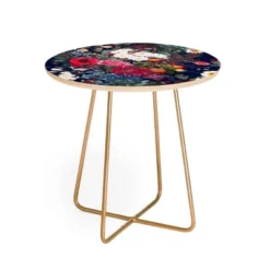 Burcu Korkmazyurek Midnight Garden VI Side Round Table - Deny Designs -Baxton Studio Sale Shop GUEST 2f706d8e e6a0 42b3 afc7 eed5def8b9fd