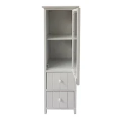 35.58" 2 Drawer Wooden Storage Cabinet With Glass Door And Round Knobs White - The Urban Port 8 35.58" 2 Drawer Wooden Storage Cabinet With Glass Door And Round Knobs White - The Urban Port -Baxton Studio Sale Shop GUEST 2fc64d32 1845 4c1d 911e 590bd7b0af1f