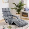 Costway 6-Position Adjustable Floor Chair For Adults Foldable Lazy Sofa For Living Room