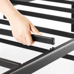 18" Classic Metal Platform Bed Frame Black - Mellow -Baxton Studio Sale Shop GUEST 30bd38a6 5be8 43d3 a23a d798cf3bb8e9