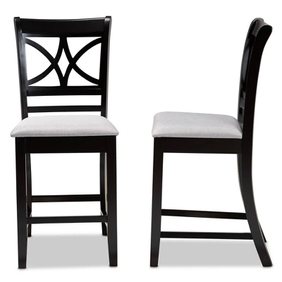 Set Of 2 Chandler Pub Chair - Baxton Studio 1 Set Of 2 Chandler Pub Chair - Baxton Studio