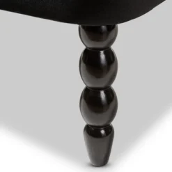 Flax Victorian Style Contemporary Velvet Fabric Upholstered 2 Seater Loveseat Black - Baxton Studio 15 Flax Victorian Style Contemporary Velvet Fabric Upholstered 2 Seater Loveseat Black - Baxton Studio -Baxton Studio Sale Shop GUEST 3294e5e4 b3ec 49f1 a79c 9201c61826bd