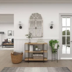 Contemporary Metal Console Table - Olivia & May -Baxton Studio Sale Shop GUEST 32b5d09e 4a3d 4555 a258 fd09819a615c