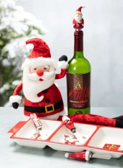 Sullivans Santa Hat & Gift Metal Bottle Stopper Set Of 3, 4.5"H, 5"H, 4"H5.5"H Red 5 Sullivans Santa Hat & Gift Metal Bottle Stopper Set Of 3, 4.5"H, 5"H, 4"H5.5"H Red -Baxton Studio Sale Shop GUEST 3302e7bf 69c4 4193 ae28 0a552b8b4118