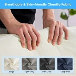 Mjkone 77'' L-Shaped Modular Deep Seat Sofa, Modern Chenille 3-Seat Cloud Sofa With Ottoman And Thickened Cushion 19 Mjkone 77'' L-Shaped Modular Deep Seat Sofa, Modern Chenille 3-Seat Cloud Sofa With Ottoman And Thickened Cushion -Baxton Studio Sale Shop GUEST 3304634e 9d06 48a4 bc5a 42d11be426dd