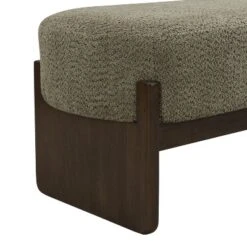 Christopher Knight Home Arabella 64" Modern Rubberwood Upholstered Loop Yarn Ottoman -Baxton Studio Sale Shop GUEST 332cc7d2 fa17 44e1 b933 8eee41b4a0c4