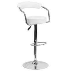 Flash Furniture Contemporary Vinyl Adjustable Height Barstool With Arms And Chrome Base -Baxton Studio Sale Shop GUEST 3366766e b9f0 4809 84e0 86e648d1977c